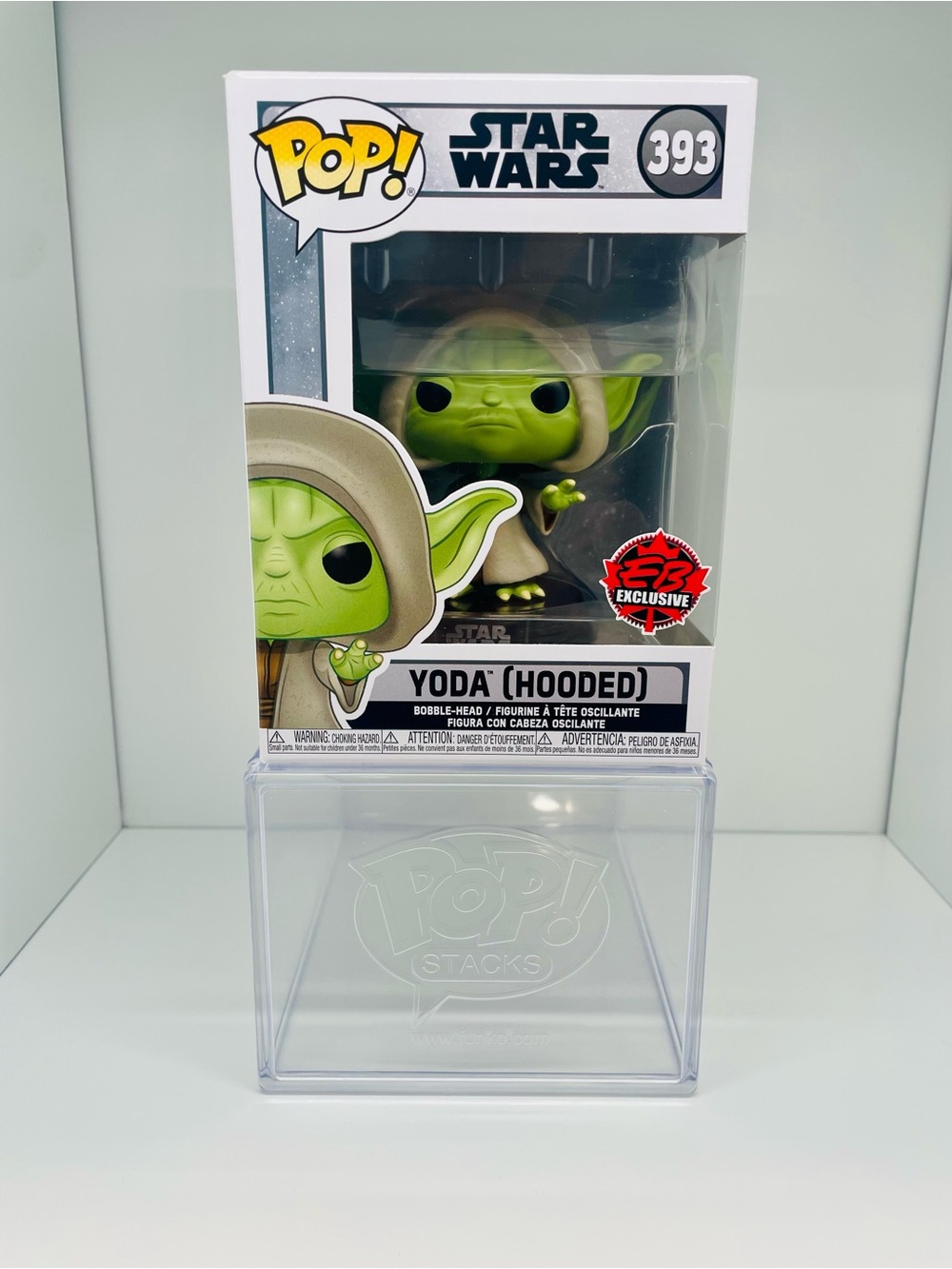 Funko Pop! Star Wars Yoda (Hooded) #393 - EB Games EXCLUSIVE